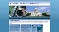 Desktop Screenshot of 911securityandinvestigationservices.com